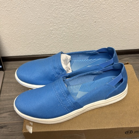 Clarks Breeze Step Slip On Blue Women's (NARROW) - Picture 6 of 7